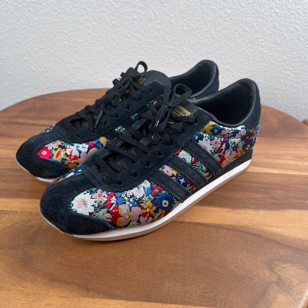 Adidas Country OG x Liberty London Floral Embroidery Sneakers Woman Size 8.5